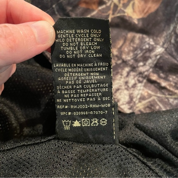 Redhead Men’s Mossy Oak Camo Camouflage Full Zip Hooded Hunting Jacket Large - Picture 6 of 8